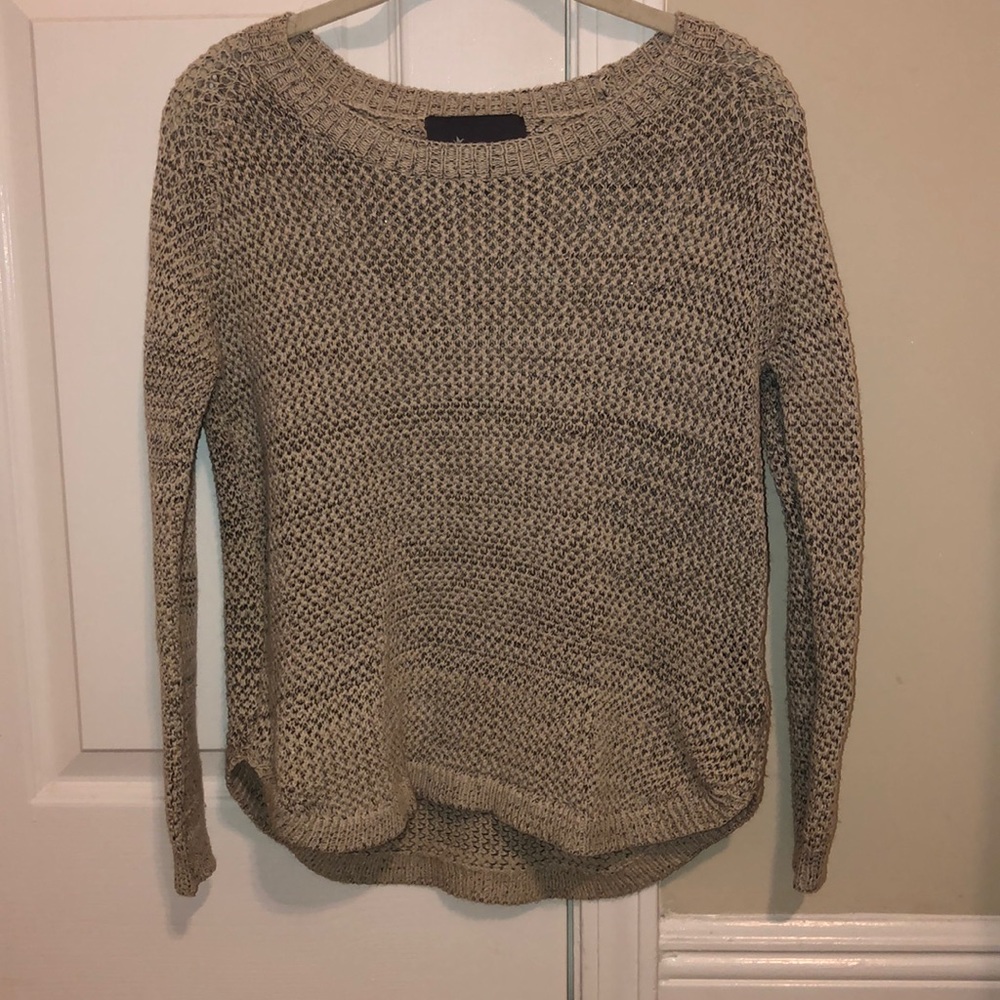 Heathered grey sweater